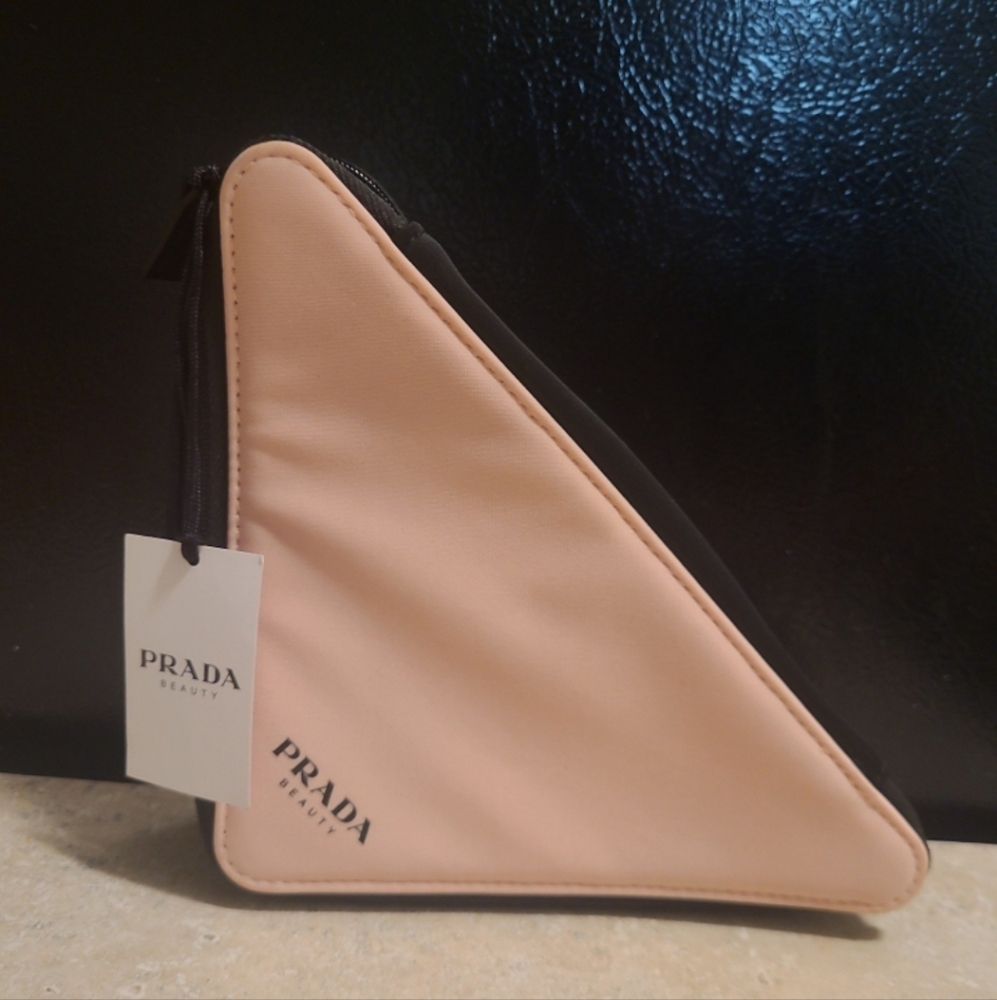 Prada Beauty triangle makeup Pouch